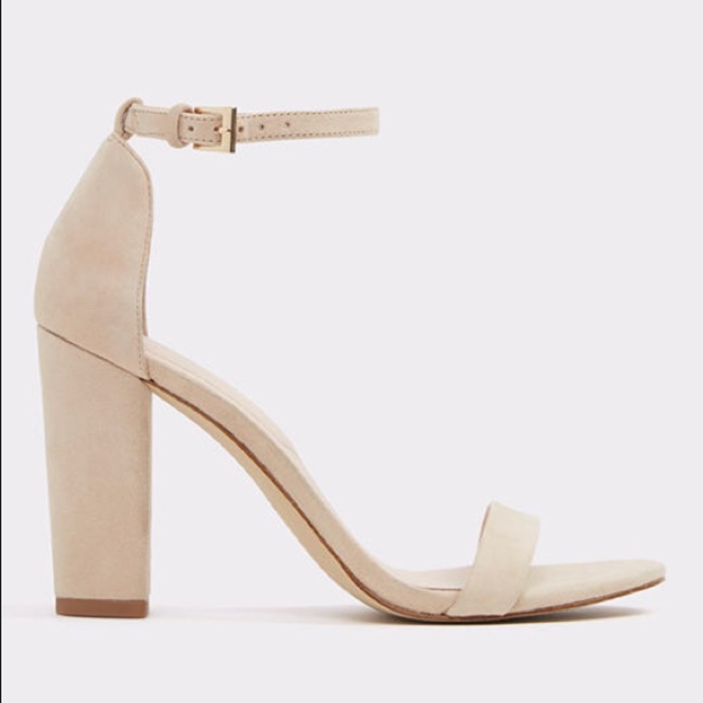 Aldo Suede Block Heel